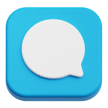 Chat  3D Icon