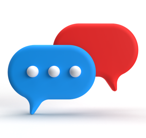 Chat  3D Icon