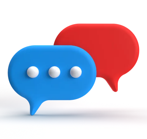 Chat  3D Icon