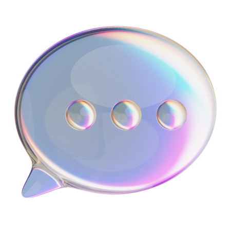 Chat  3D Icon