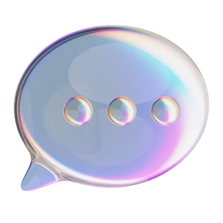 Chat  3D Icon