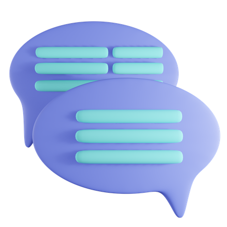 Chat  3D Icon