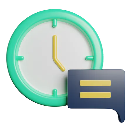 Chat  3D Icon