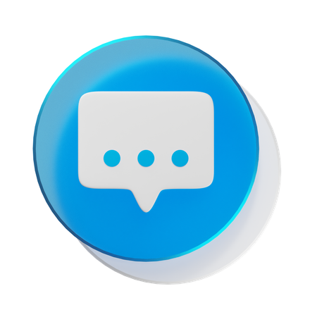 Chat  3D Icon