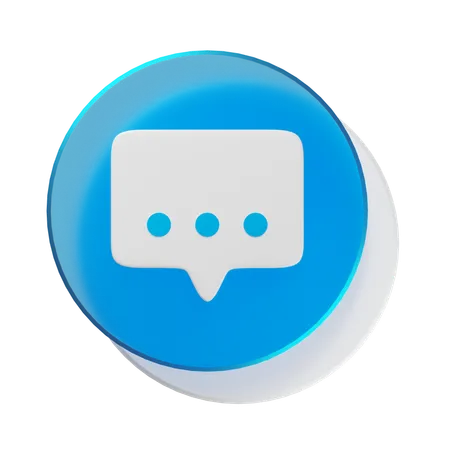 Chat  3D Icon