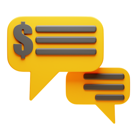 Chat  3D Icon