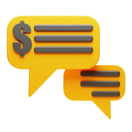 Chat  3D Icon
