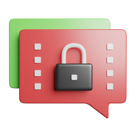 Chat  3D Icon