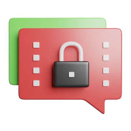Chat  3D Icon