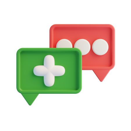 Chat  3D Icon