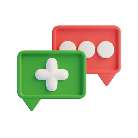 Chat  3D Icon