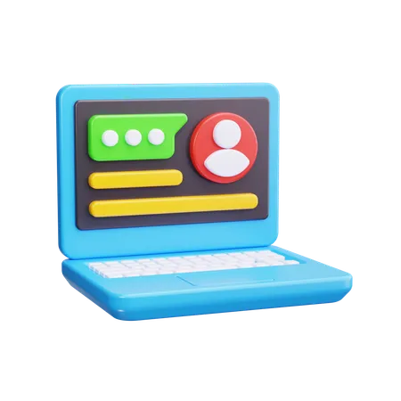 Chat  3D Icon