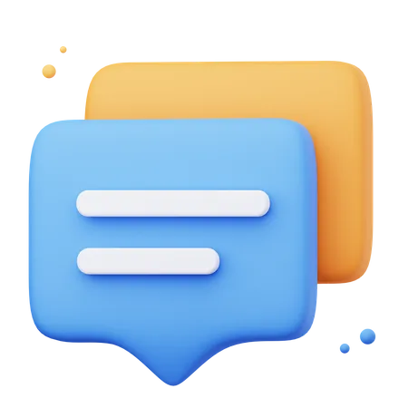 Chat  3D Icon