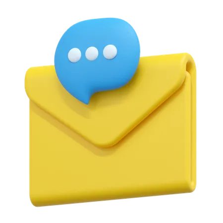 Chat  3D Icon