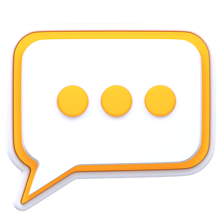 Chat  3D Icon