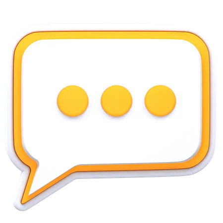 Chat  3D Icon