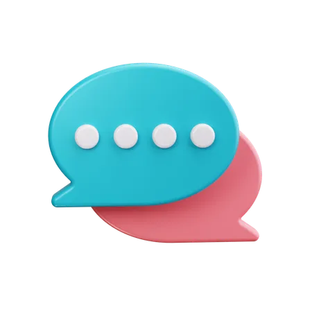 Chat  3D Icon