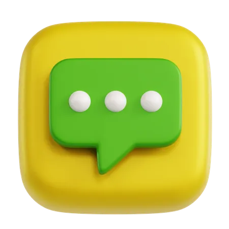 Chat  3D Icon