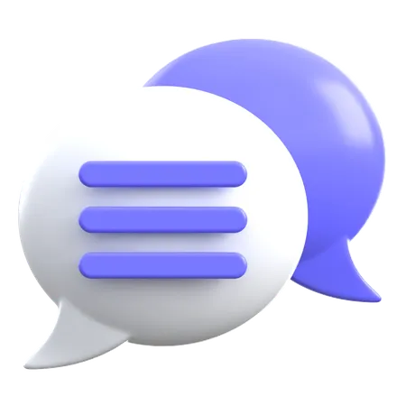 Chat  3D Icon