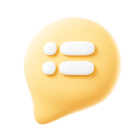 Chat  3D Icon