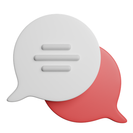 Chat  3D Icon