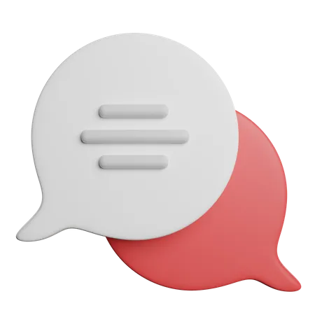 Chat  3D Icon