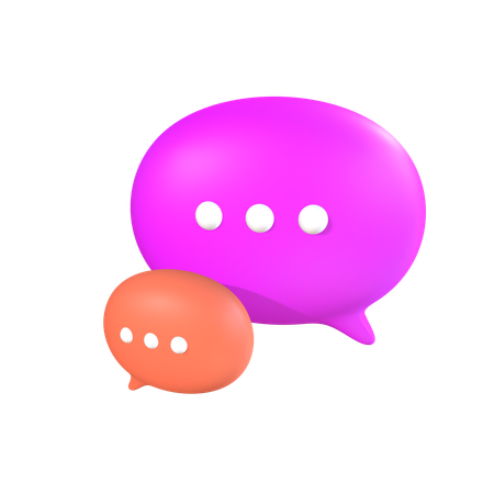 Chat  3D Icon