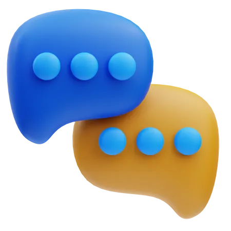 Chat  3D Icon