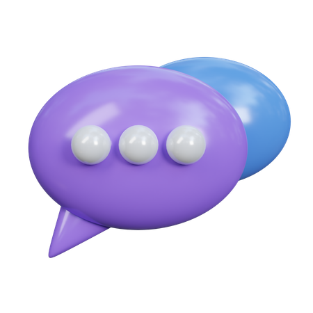 Chat  3D Icon