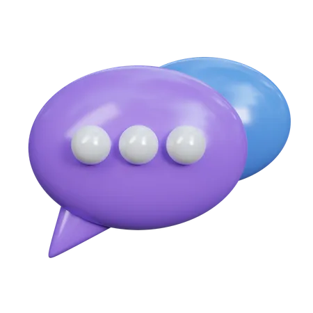 Chat  3D Icon