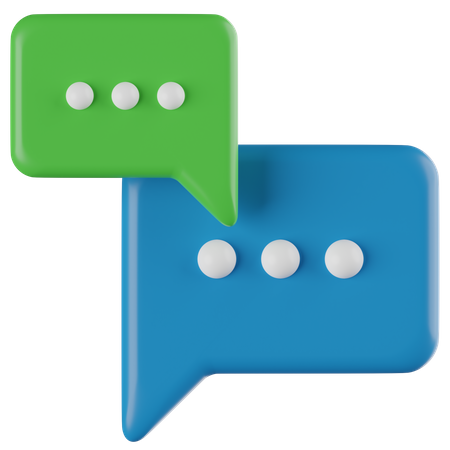 Chat  3D Icon