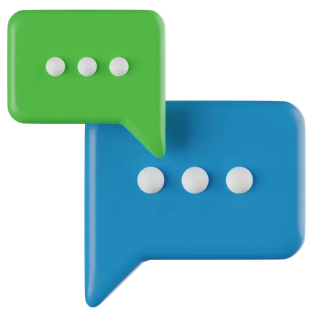 Chat  3D Icon