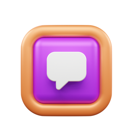 Chat  3D Icon