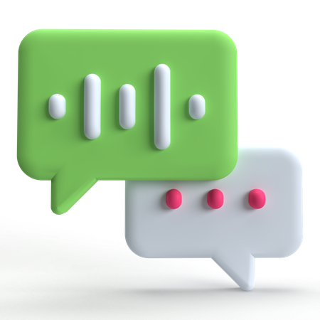 Chat  3D Icon