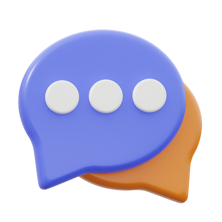 Chat  3D Icon