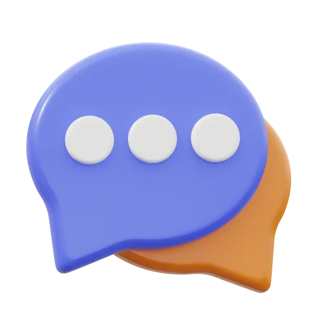 Chat  3D Icon