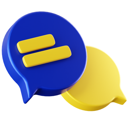 Chat  3D Icon