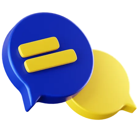 Chat  3D Icon