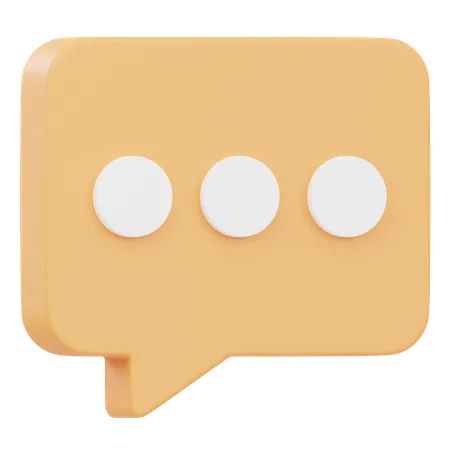 Chat  3D Icon