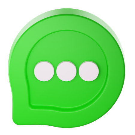 Chat  3D Icon