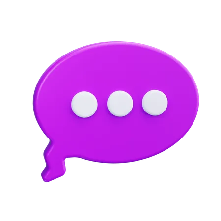 Chat  3D Icon