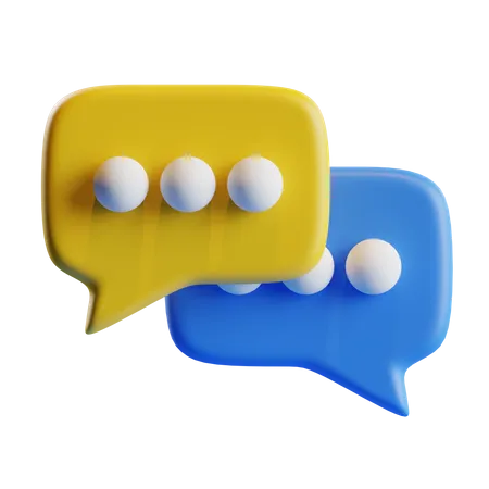 Chat  3D Icon