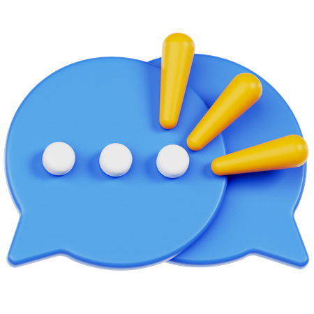 Chat  3D Icon