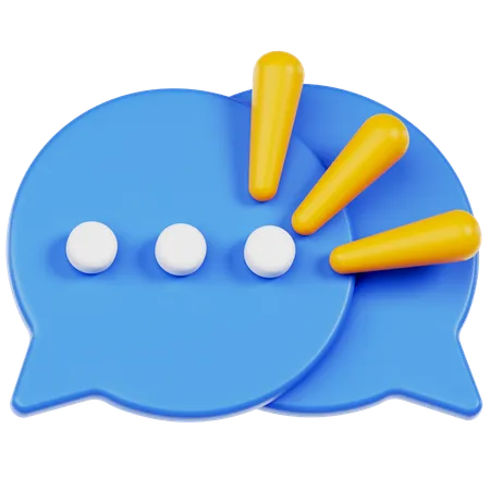 Chat  3D Icon