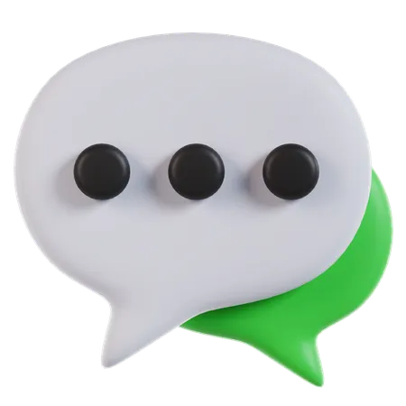 Chat  3D Icon