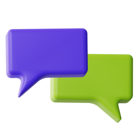 Chat  3D Icon