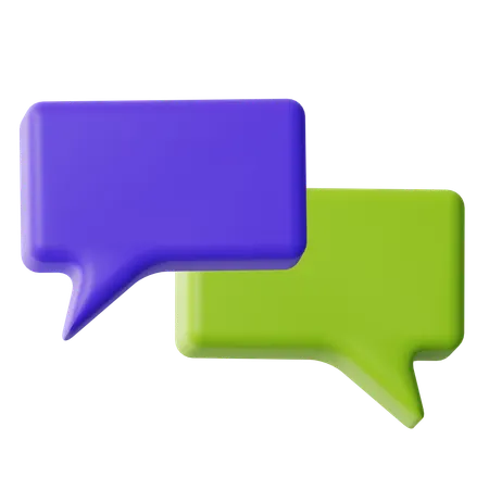 Chat  3D Icon