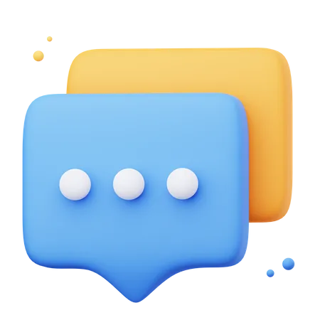 Chat  3D Icon