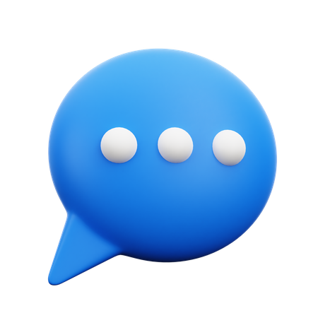 Chat  3D Icon