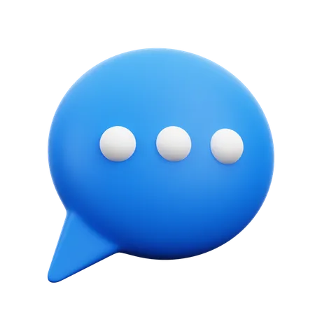 Chat  3D Icon